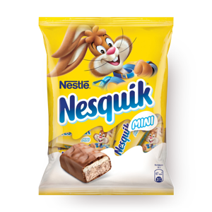 Фото Батончики Nesquik Mini шоколадные с нугой