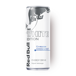 Фото Энергетический напиток Red Bull White Edition Кокос и ягоды