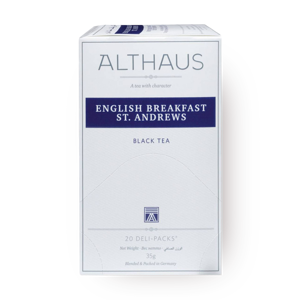 Фото Чай чёрный Althaus English Breakfast St, Andrews в пакетиках