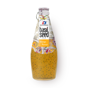 Фото Напиток Basil Seed со вкусом манго и семенами базилика