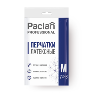 Фото Перчатки Paclan Professional латексные,, размер М