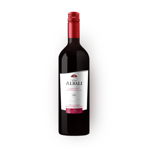 Фото Вино безалкогольное «Vina Albali» Cabernet Tempranillo красное