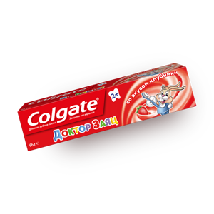 Фото Зубная паста детская Colgate «Доктор Заяц» вкус Клубники