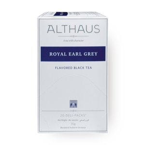 Фото Чай чёрный Althaus Royal Earl Grey с бергамотом в пакетиках