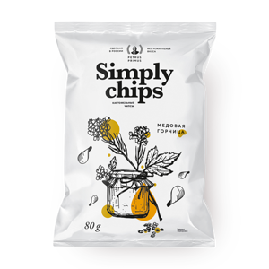 Фото Чипсы Simply chips Медовая горчица