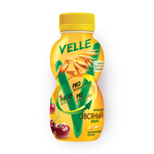 Фото Овсяный продукт питьевой Velle вишня