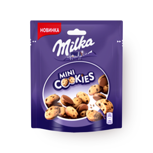 Фото Печенье Milka Cookies Mini с кусочками шоколада